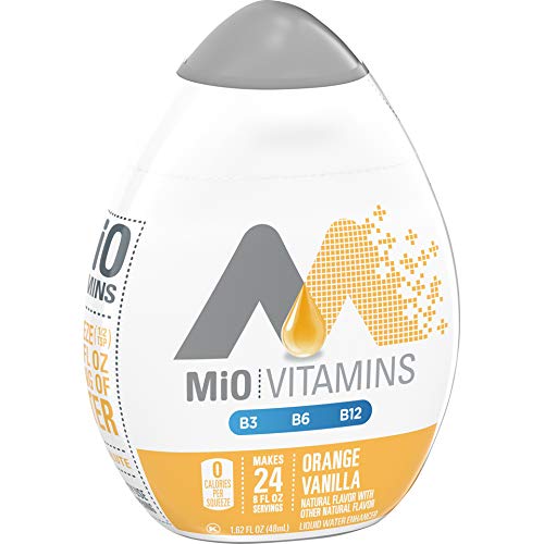 Mio Energy Liquid Water Enhancer, Orange Vanilla Pack Of 12
