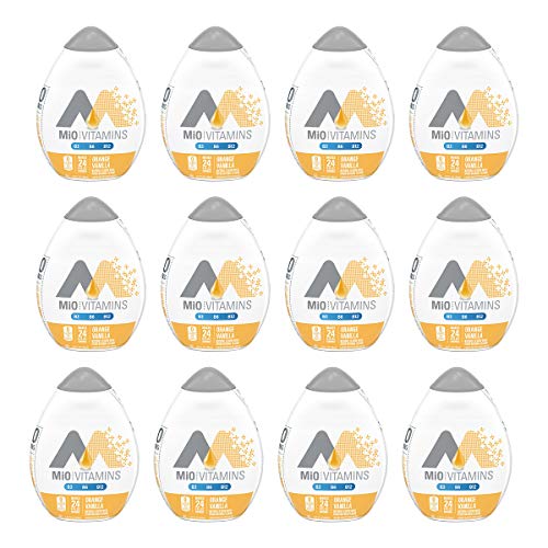 Mio Energy Liquid Water Enhancer, Orange Vanilla Pack Of 12