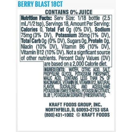 Mio Fit Water Enhancer - Berry Blast, Makes 18 Servings + Vitami