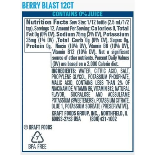 Mio Fit Water Enhancer - Berry Blast, Makes 18 Servings + Vitami