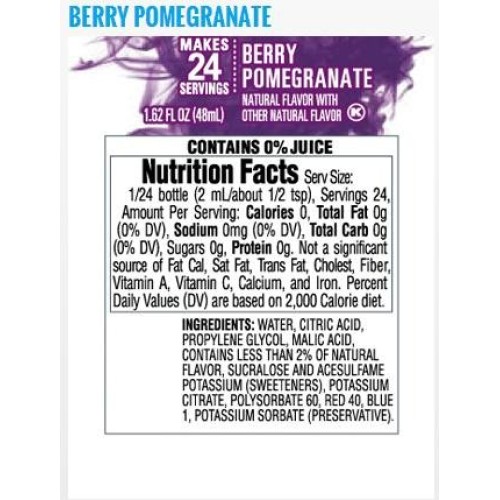 Mio Liquid Water Enhancer - Berry Pomegranate, Makes 24 Servings
