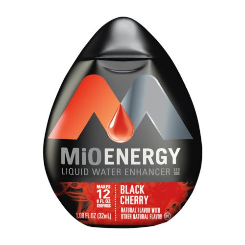Mio Liquid Water Enhancer - Energy Black Cherry - 1.08Oz Squirt