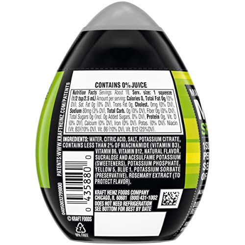 Mio Liquid Water Enhancer, Sport Lemon Lime, 1.62 Ounce Pack Of