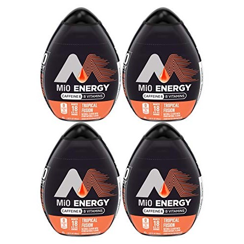 Mio Liquid Water Enhancer, Tropical Fusion Pack Of 4