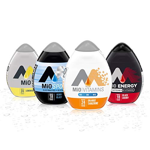 Mio Liquid Water Enhancer Variety Pack, 1 Orange Tangerine, 1 En
