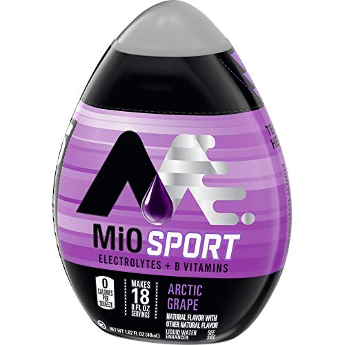 Mio Sport Liquid Water Enhancer, Arctic Grape, 1.62 Fluid Ounce