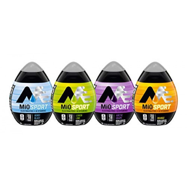 Mio Liquid Water Enhancer Fit Variety Pack Lemon Lime, Berry Bl...