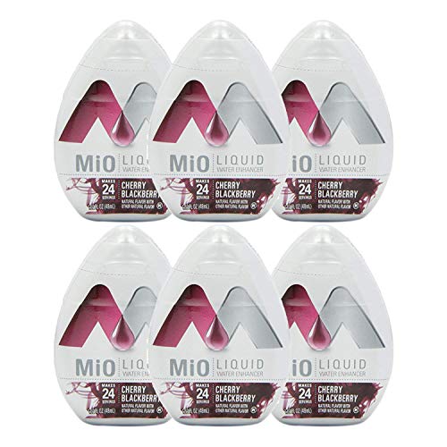 Mio Water Enhancer Cherry Blackberry, Pack Of 6