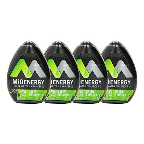 Mio Water Enhancer Green Thunder, Pack Of 4