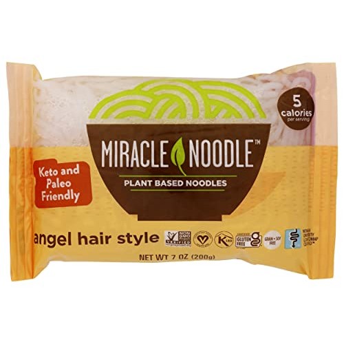 Miracle Noodle Pasta, Angel Hair, 7 Ounce Pack Of 1