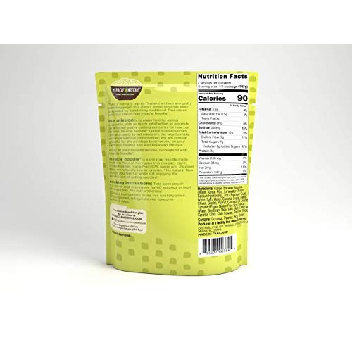 Miracle Noodle Ready To Eat Pad Thai Meal, Shirataki Noodles, Pa