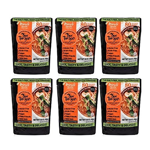 Miracle Noodle Ready To Eat Thai Tom Yum Meal, Shirataki Noodles