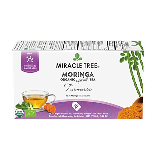 Miracle Tree - Organic Moringa Superfood Tea, 25 Individually Se