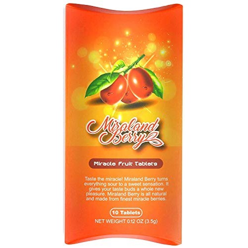 Miralandberry Miracle Fruit Tablets, Miracle Berry Tablets, 10 C