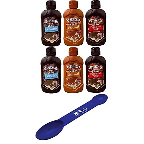 Pack of 6 Smuckers Magic Shell Ice Cream Topping 7.25 oz Car...