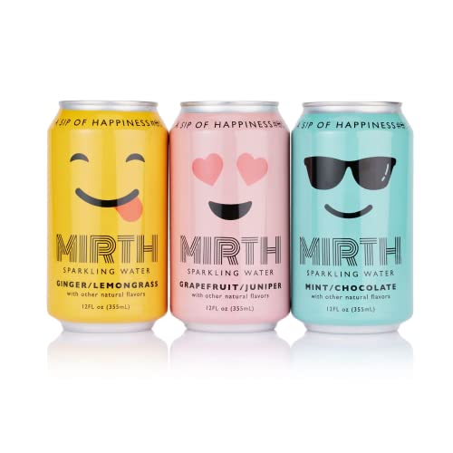 MIRTH - Grapefruit Juniper Flavored Healthy Sparkling Non-Alcoho...