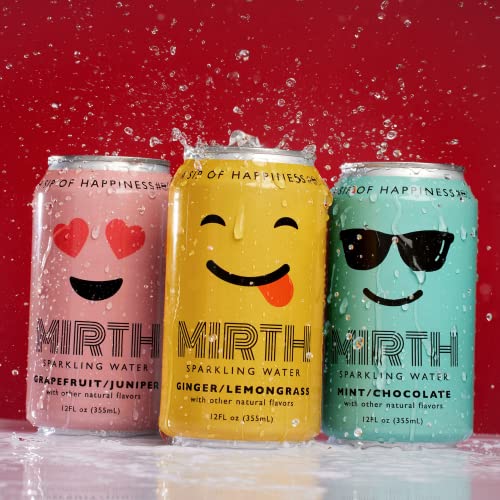 MIRTH - Grapefruit Juniper Flavored Healthy Sparkling Non-Alcoho...
