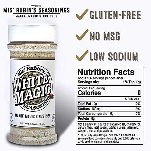 Gourmet All-Purpose Seasoning 5 Oz. Original White Magic Dry R