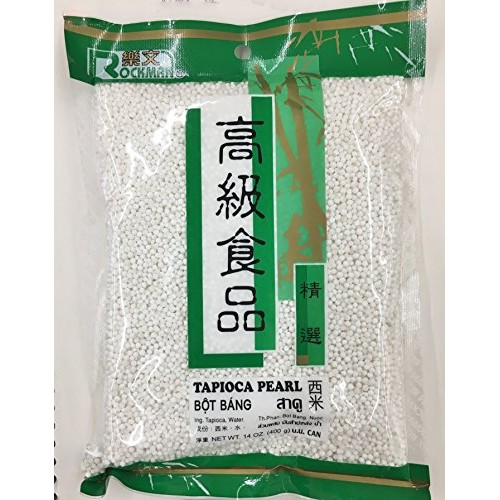 14Oz Rockman Tapioca Pearl Small White, Pack Of 1