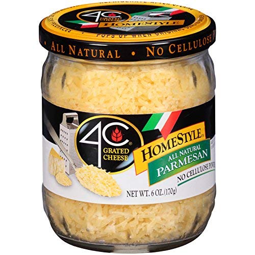 4C Homestyle Parmesan Grated Cheese 6 Oz. Pack Of 3