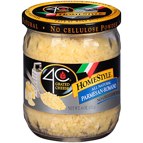 4C Homestyle Parmesan/Romano Grated Cheese 6 Oz. Pack Of 3