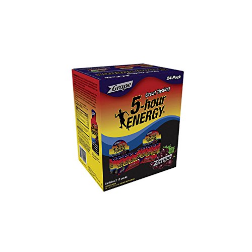 5-Hour Energy Shot, Grape 1.93 Oz. Ea., 24 Pk.- Pack Of 2 - O