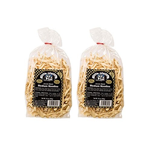 Amish Wedding Foods Medium Noodles 16 Oz Bags No Preservatives