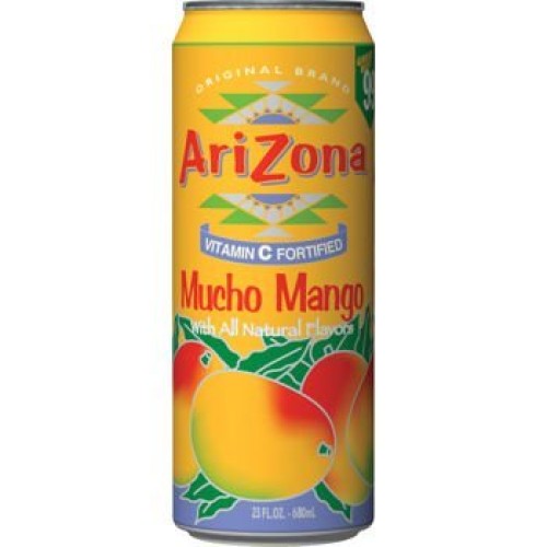 Arizona Mucho Mango Juice Cocktail , 23-Ounces 12 Pack