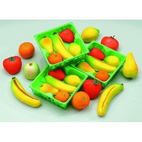 Bergen Mixed Fruit Marzipan Basket 4.5Oz 4-Pack