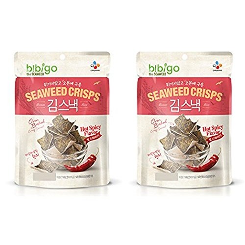 Bibigo Oven Baked Brown Rice And Seaweed Crisps 20G Pack Of 2