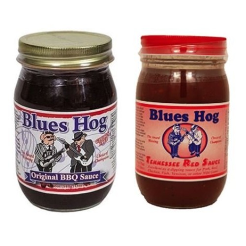Blues Hog Original Bbq Sauce 16 Oz &Amp; Tennessee Red Sauce, 16 Oz