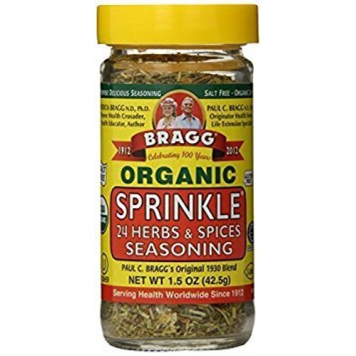 Bragg Sprinkle Herb And Spice Seasoning, 1.5 Oz Pack Of 6