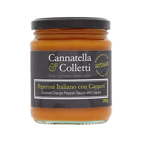 Cannatella &Amp; Colletti Sweet Orange Pepper Sauce With Capers 280G