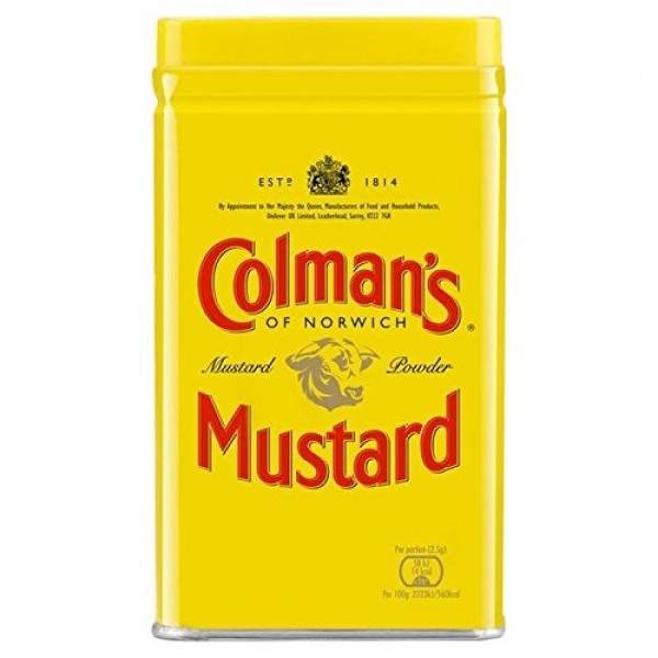 Colmans Original English Mustard Powder 57g - Pack of 6