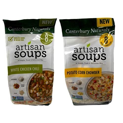 Canterbury Naturals Non-Gmo Artisan Soup Mix 2 Flavor Variety Bu