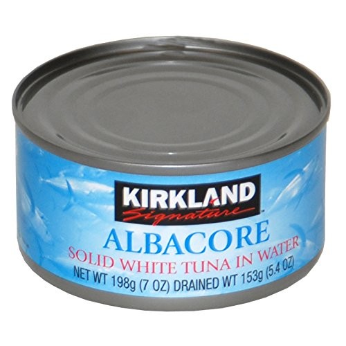 Kirkland Albacore Solid White Tuna In Water - Pack Of 4 Cans Ea