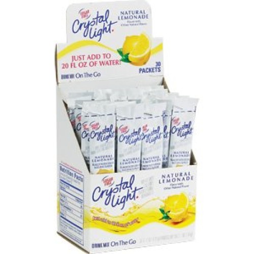 Crystal Light On The Go Natural Lemonade - 60 Ct/2X30 Ct