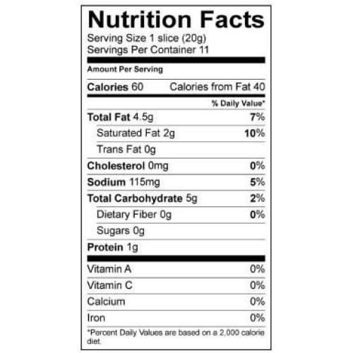 Daiya Cheddar Style Cheese Slices, 7.8 Ounce -- 8 Per Case.