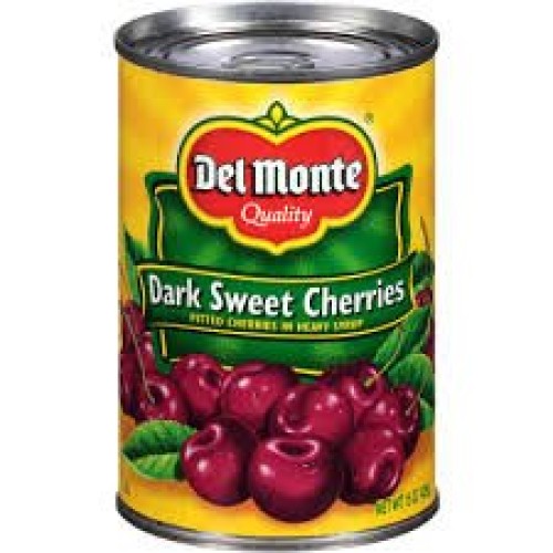 Del Monte Dark Sweet Cherries Pitted In Heavy Syrup 15Oz Can