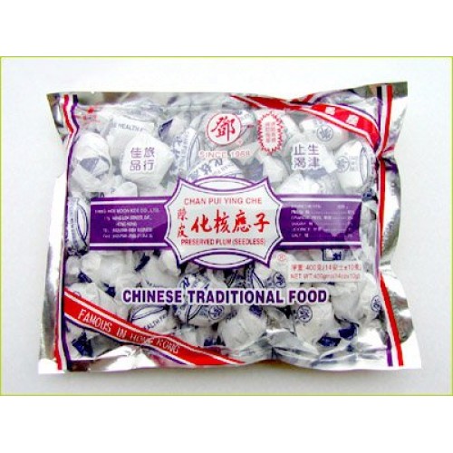 Dried Plum Fruit Candy - Chan Pui Ying Che - 14 Oz 400 G