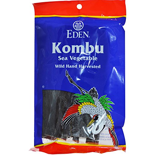 Eden Foods, Kombu, Sea Vegetable, 2.1 Oz 60 G - 2Pc