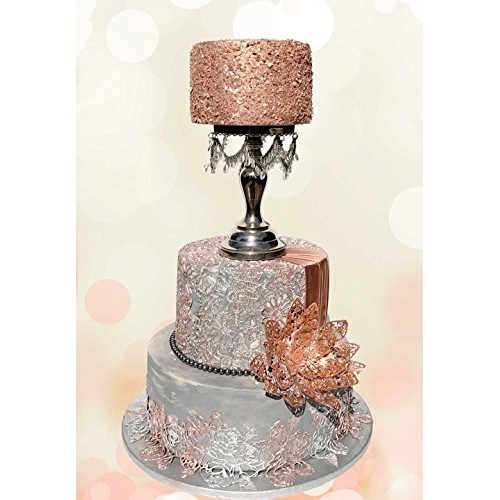 Edible Flakes Rose Gold Love, 6 Grams By Crystal Candy