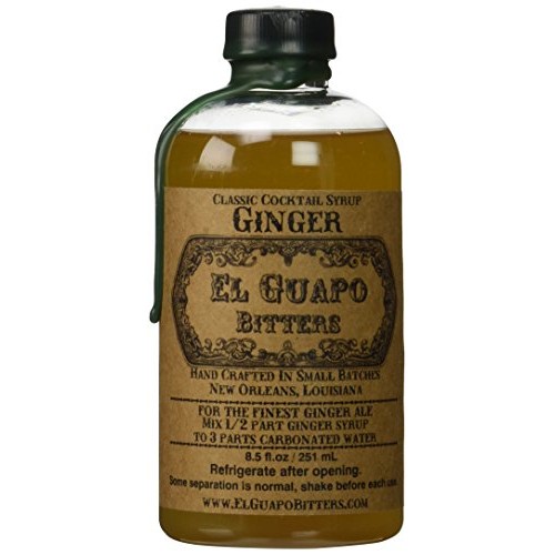 El Guapo Bitters Ginger Syrup 8.5 Oz