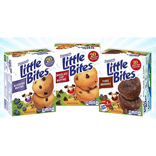 Entenmanns Little Bites Mini Muffins Variety Bundle: Blueberry,