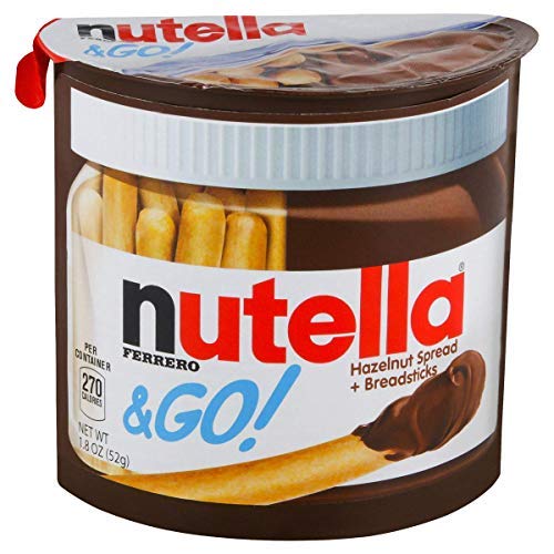Ferrero Nutella &Amp; Go Hazelnut Spread &Amp; Malted Bread Sticks, 48G