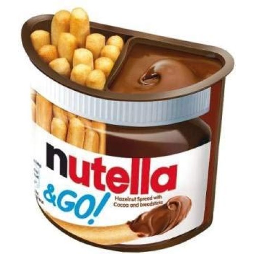 Ferrero Nutella &Amp; Go Hazelnut Spread &Amp; Malted Bread Sticks, 48G