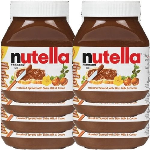 Ferrero Nutella Spread, Chocolate Hazelnut, 26.5-Ounce 8-Count