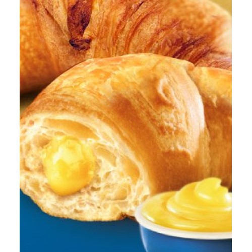 Flora Croissants Pastry Cream, Filled And Ready To Eat, Oven Bak