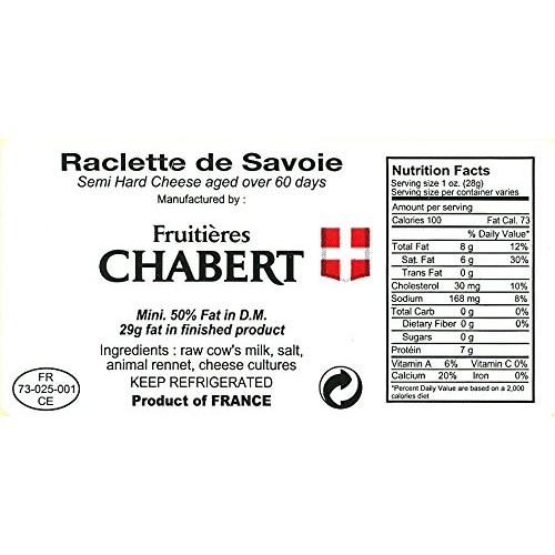 French Raclette Quarter Wheel - 3-4 Pounds