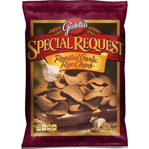 Gardettos Special Request Roasted Garlic Rye Chips, 14 Ounce P